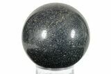 Polished Dumortierite Sphere - Madagascar #253286-1